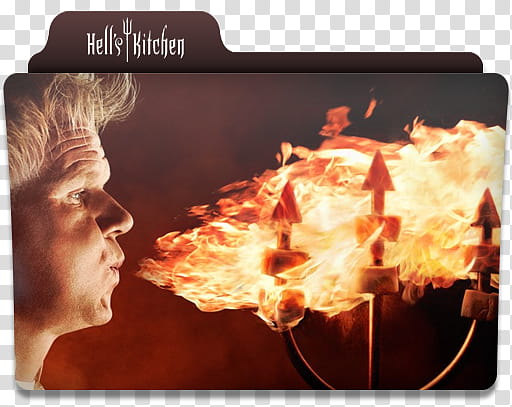 New TV Series Folders, Hell's Kitchen poster transparent background PNG clipart