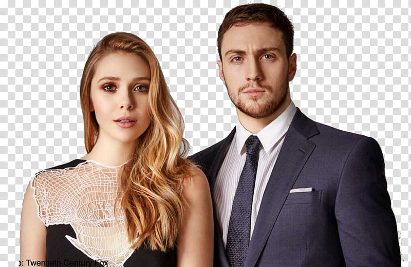 Elizabeth Olsen y Aaron taylor johnson transparent background PNG clipart