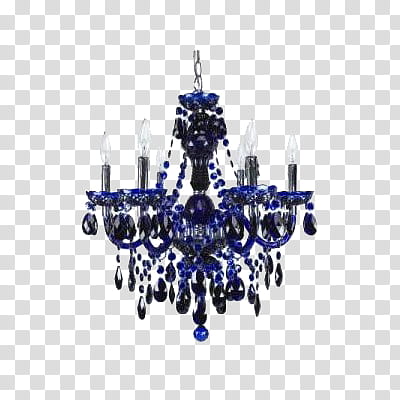 black, blue and black uplight chandelier transparent background PNG clipart