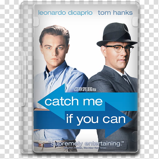 Movie Icon Mega , Catch Me If You Can, Catch Me If You Can DVD case icon transparent background PNG clipart