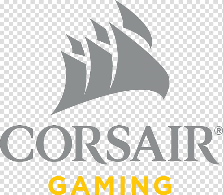 Corsair Components Logo, Video Games, Computer, Text transparent background PNG clipart
