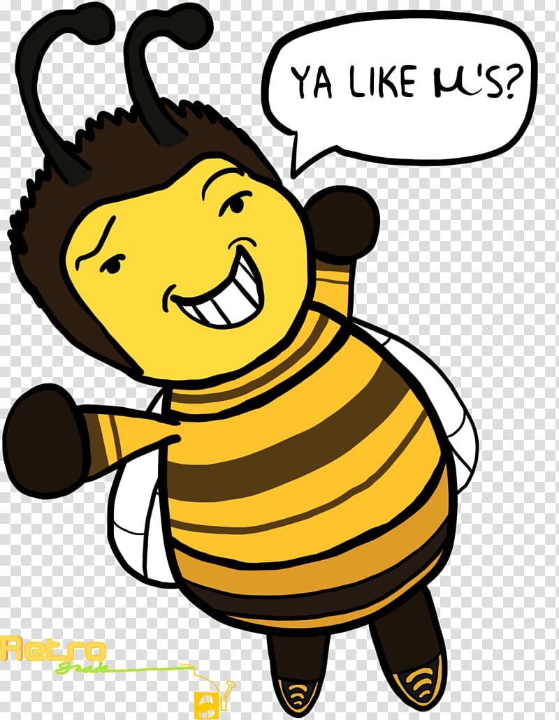smol barry b benson Revised V, brown and yellow bee transparent background PNG clipart