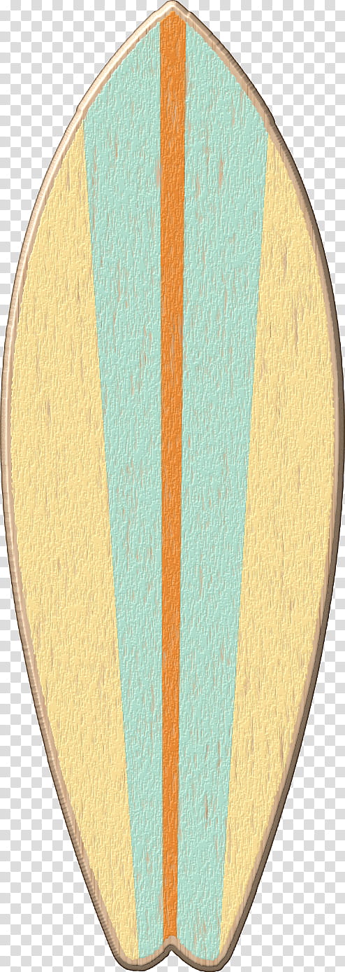 , yellow and teal pintail surfboard illustration transparent background PNG clipart