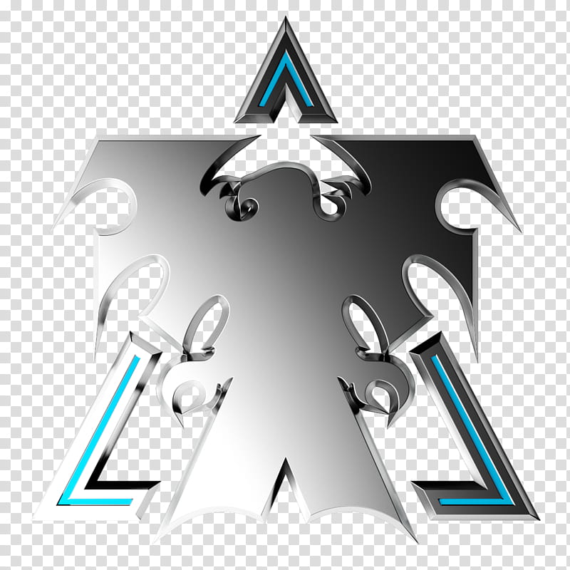 StarCraft Races BG, silver and blue bird logo transparent background PNG clipart
