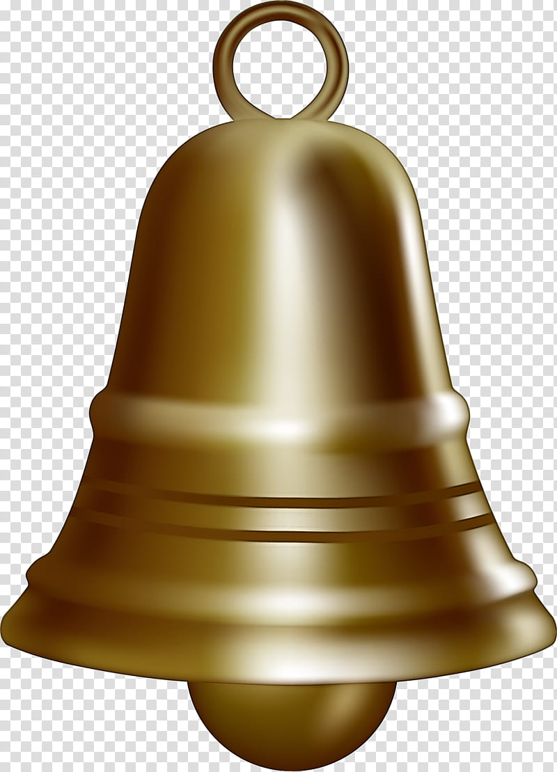 bell ghanta handbell brass metal, Bronze transparent background PNG clipart