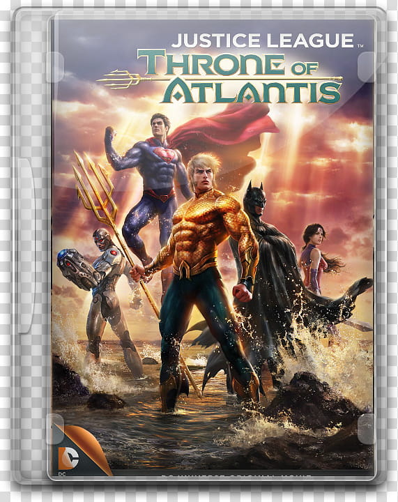 My DVD Folder Movie , Justice League Throne of Atlantis () transparent background PNG clipart