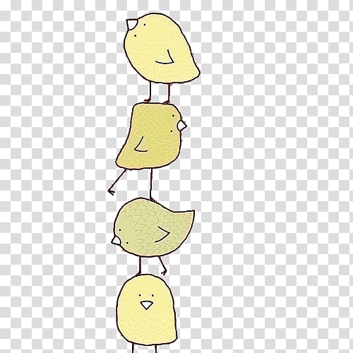 Super  , four yellow chicks illustration transparent background PNG clipart
