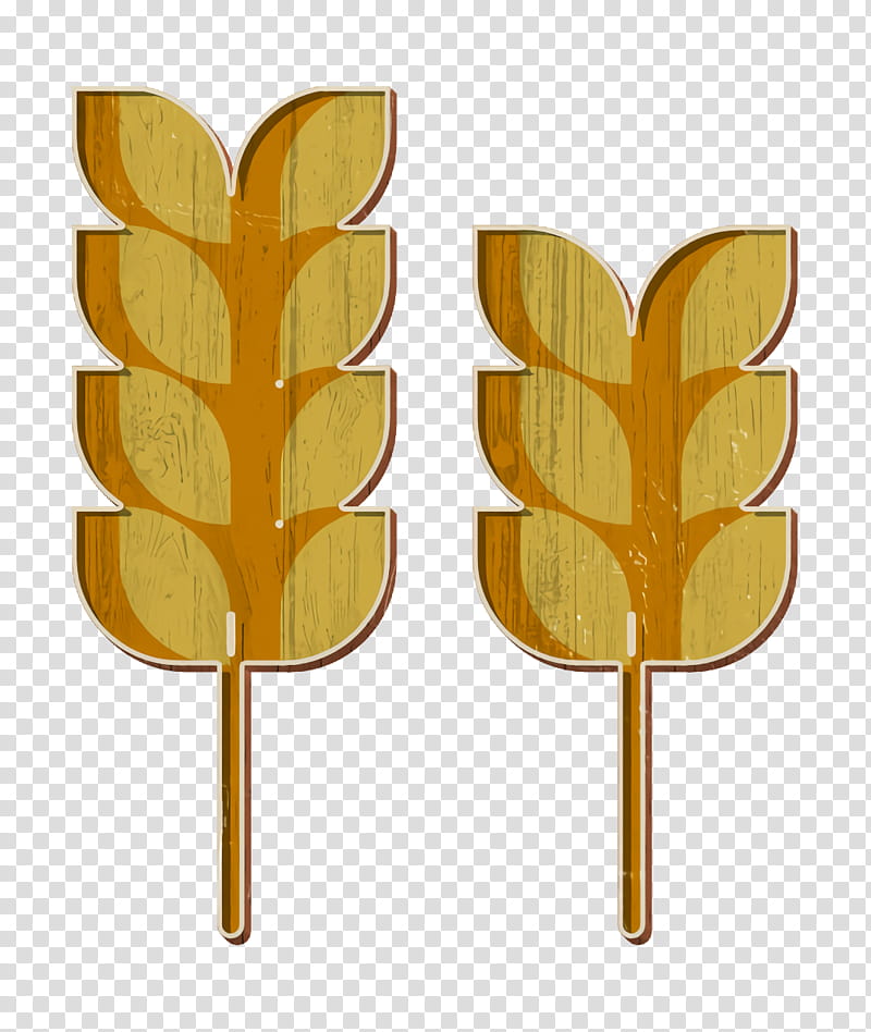 Cereal icon Rice icon Autumn icon, Yellow, Leaf, Grass Family, Tree, Plant, Earrings, Metal transparent background PNG clipart