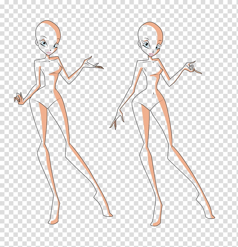 Star Base , two female anime sketch transparent background PNG clipart