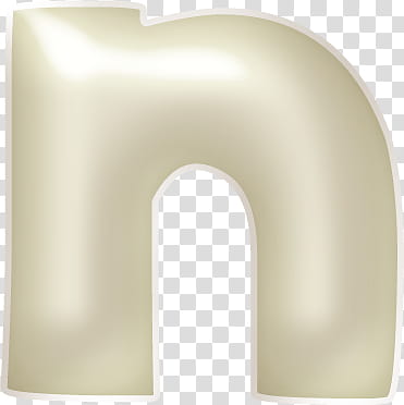 brown small letter n art transparent background PNG clipart