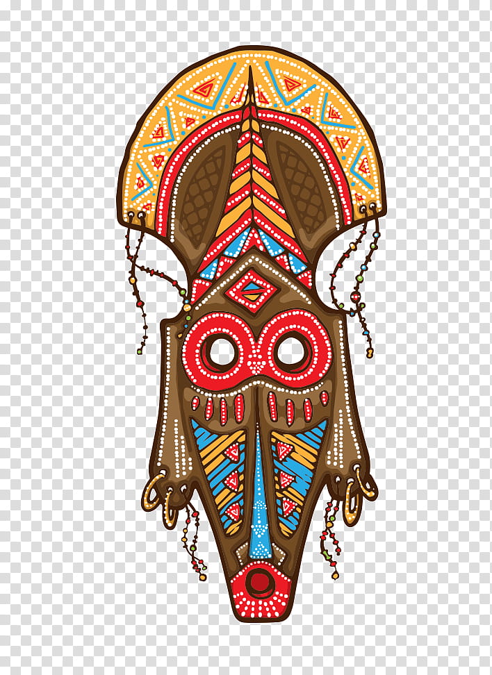 Traditional African Masks Headgear, Drawing, Warrior Mask, Ritual, African Art, Visual Arts transparent background PNG clipart