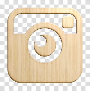 Instagram Logo Icon Logo Icon Logo Icon Symbol Beige Circle Wood Number Square Rectangle Transparent Background Png Clipart Hiclipart