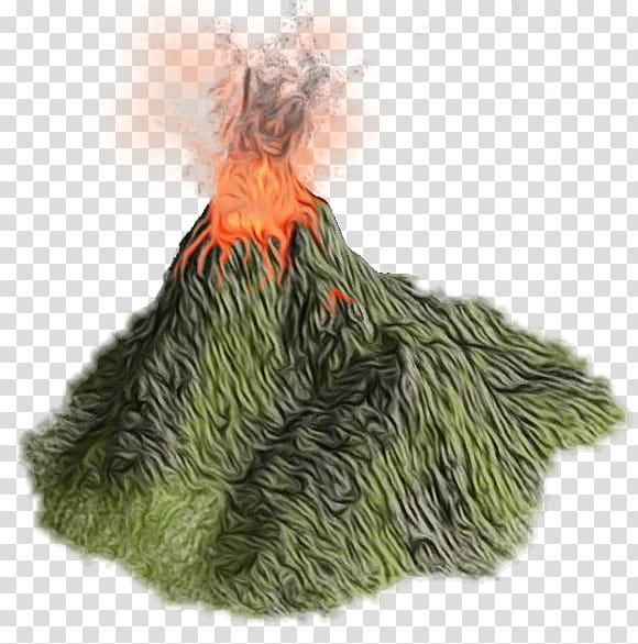 Green Grass, Volcano, Lava, Logo, Extinct Volcano, Orange, Fur, Tree transparent background PNG clipart