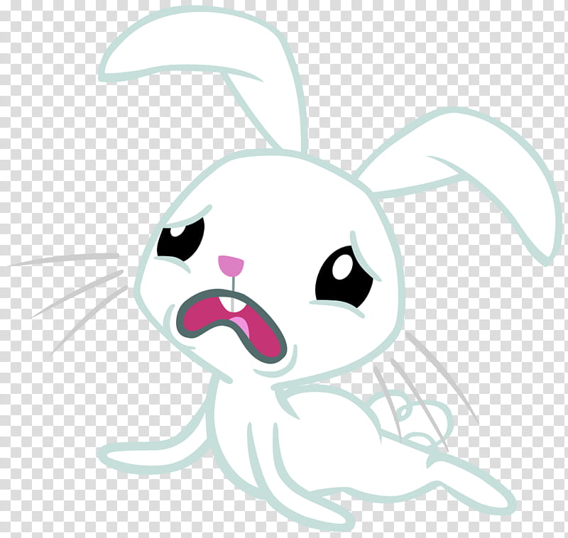 Distressed Angel Bunny, rabbit illustration transparent background PNG clipart