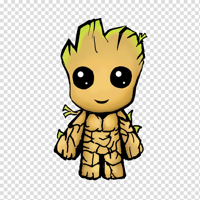 Cute Groot Digital Art Icon, Groot transparent background PNG clipart