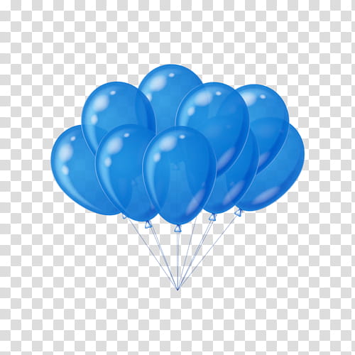 Birthday Balloon, Hot Air Balloon, Birthday
, Blue, Party Supply, Heart transparent background PNG clipart