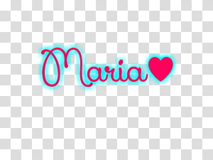 Firma Para Maria transparent background PNG clipart thumbnail