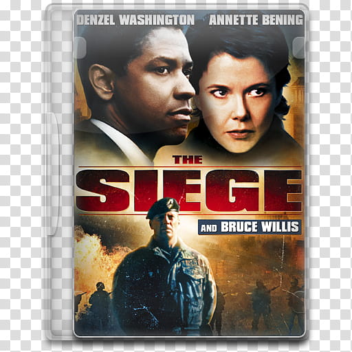 Movie Icon Mega , The Siege, The Siege and Bruce Willis case transparent background PNG clipart