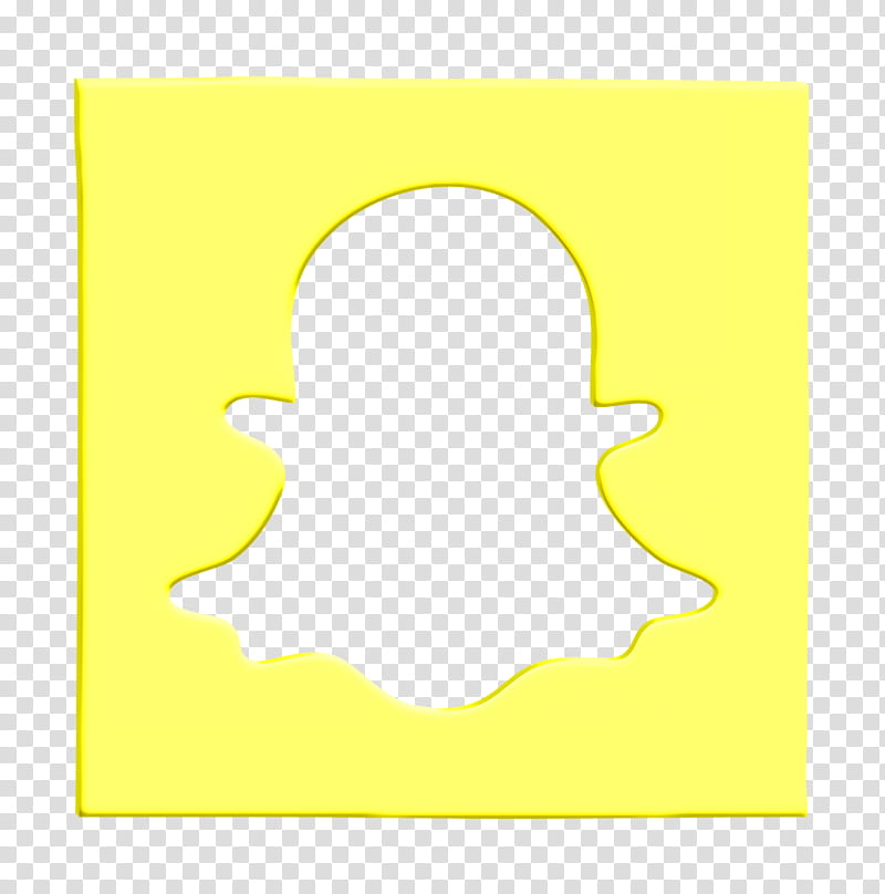 media icon network icon snap chat icon, Snapchat Icon, Snapchat Ghost Icon, Social Icon, Social Media Icon, Yellow, Silhouette transparent background PNG clipart