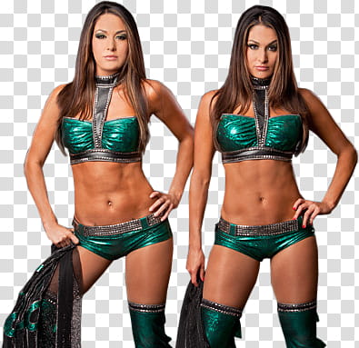 The Bella Twins and Socal Val transparent background PNG clipart