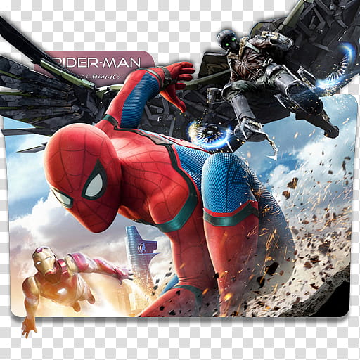 Spider Man Homecoming  Folder Icon v, SpiderManHomecoming_v transparent background PNG clipart