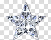 , star-shaped clear gemstone transparent background PNG clipart