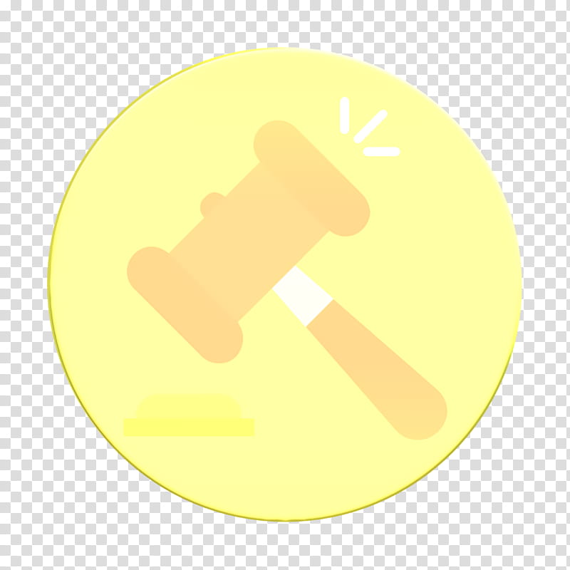 Finger Icon, Auction Icon, Gavel Icon, Hammer Icon, Law Icon, Desktop , Yellow, Computer transparent background PNG clipart