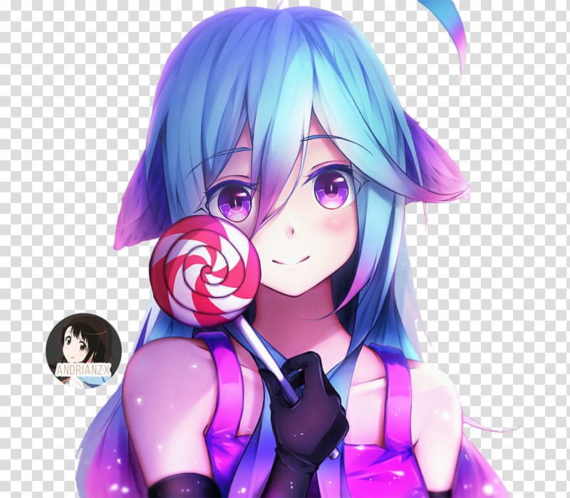 [k Render] Lolipop Girl, Hatsune Miku transparent background PNG clipart