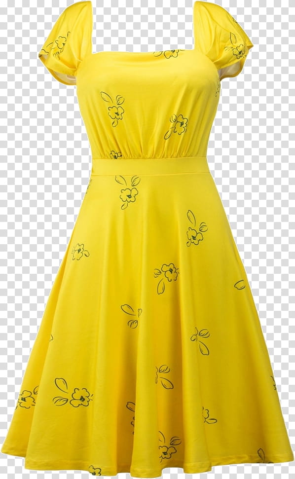 Retro, Dress, Vintage Clothing, Evening Gown, Plussize Clothing, Cocktail Dress, Formal Wear, Yellow transparent background PNG clipart