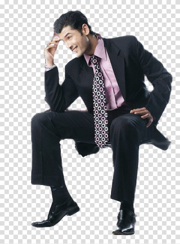 Man, Businessperson, Suit, Sitting, Formal Wear, Clothing, Gentleman, Male transparent background PNG clipart
