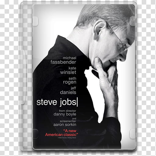 Movie Icon Mega , Steve Jobs, Steve Jobs DVD case transparent background PNG clipart