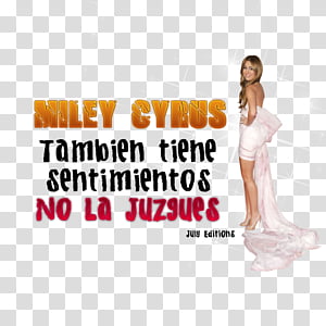 Miley Cyrus texto transparent background PNG clipart thumbnail