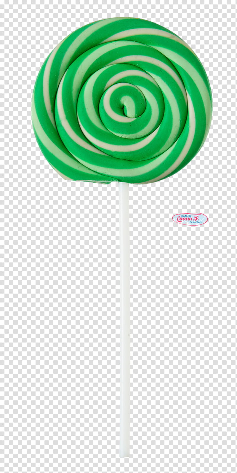 Candy Render , green candy in white stick transparent background PNG clipart