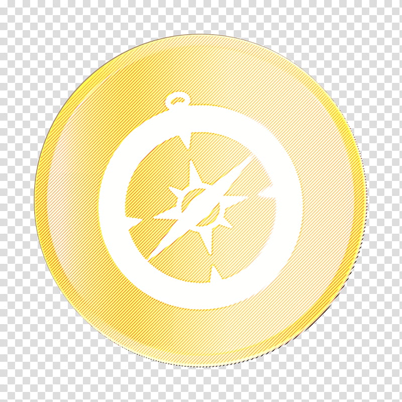 browser icon online icon safari icon, Service Icon, Web Icon, Yellow, Circle, Plate, Tableware, Logo transparent background PNG clipart