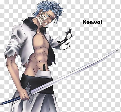 Bleach , Grimmjow Jaggerjack Render  icon transparent background PNG clipart