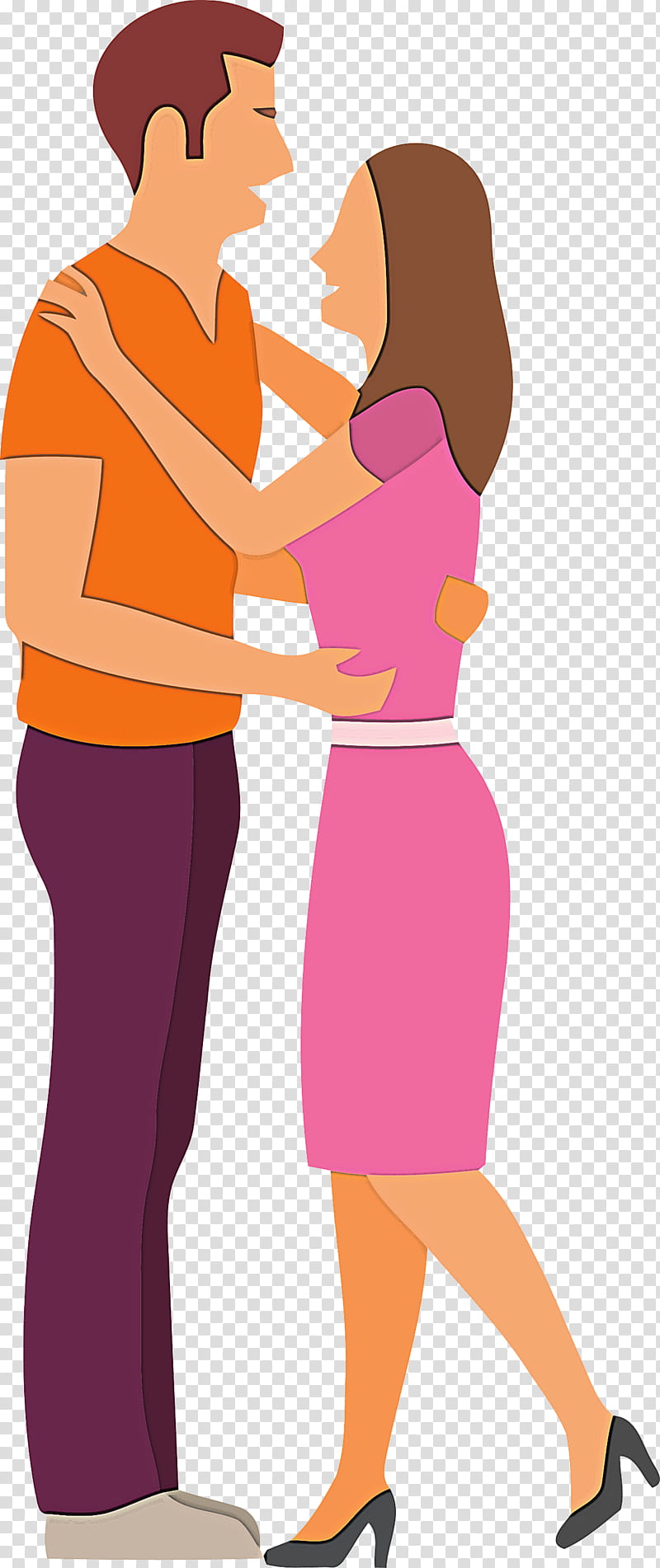 couple lover, Interaction, Cartoon, Gesture, Conversation, Style transparent background PNG clipart