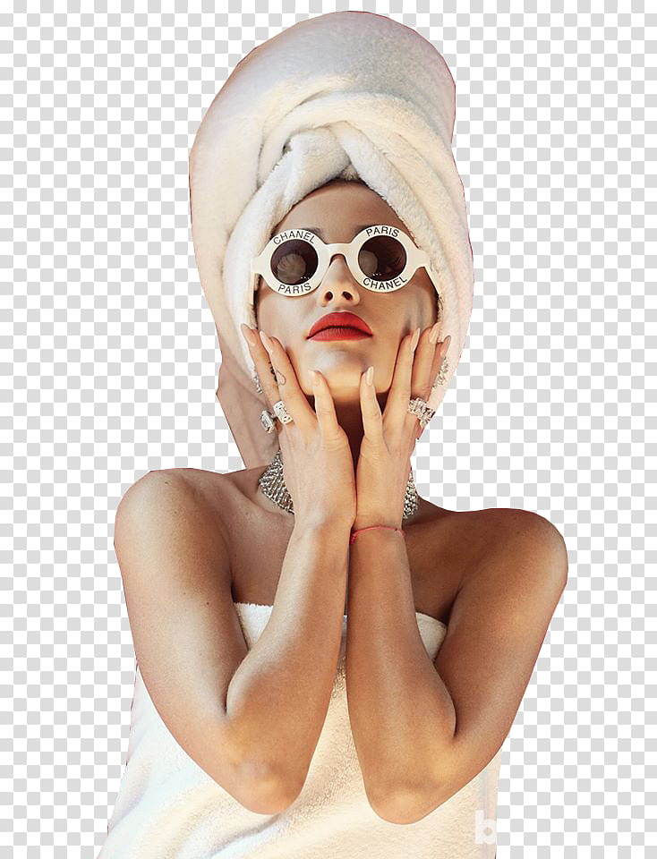 Ariana Grande, woman wearing white bath towel transparent background PNG clipart