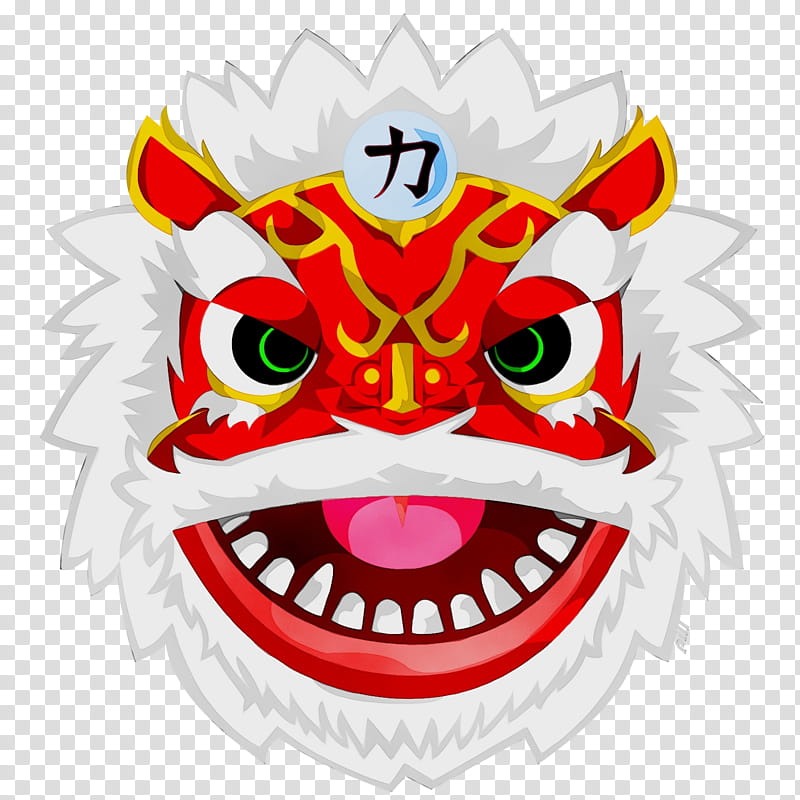 Chinese New Year Lion Dance, Watercolor, Paint, Wet Ink, Dragon Dance, Chinese Dragon, Chinese Guardian Lions, Folklore transparent background PNG clipart