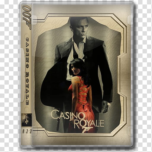 DvD Case Icon Special , James Bond  Casino Royale DvD Case transparent background PNG clipart