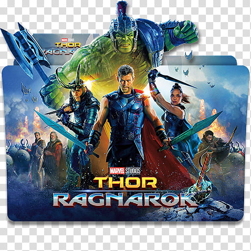 Random Movies Folder Icon , Thor  Ragnarok v transparent background PNG clipart