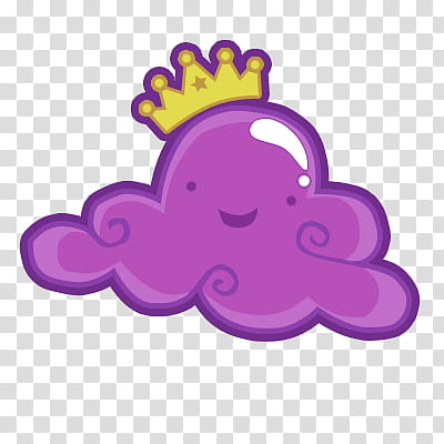 nes, pink cloud with crown illustration transparent background PNG clipart