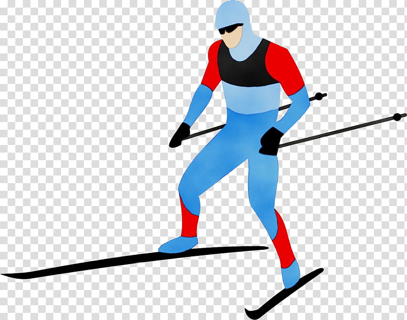 skier skiing cross-country skiing nordic combined ski pole, Watercolor, Paint, Wet Ink, Crosscountry Skiing, Crosscountry Skier, Ski Equipment, Recreation transparent background PNG clipart