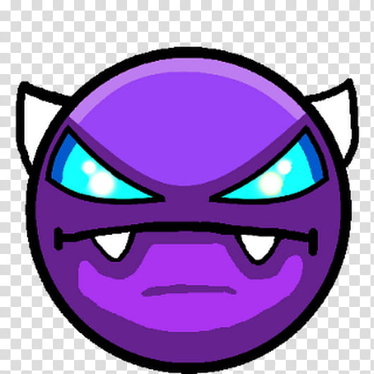 Emoticon Smile, Geometry Dash, Demon, Demons, Viprin, Level, Steam, Nightmare transparent background PNG clipart