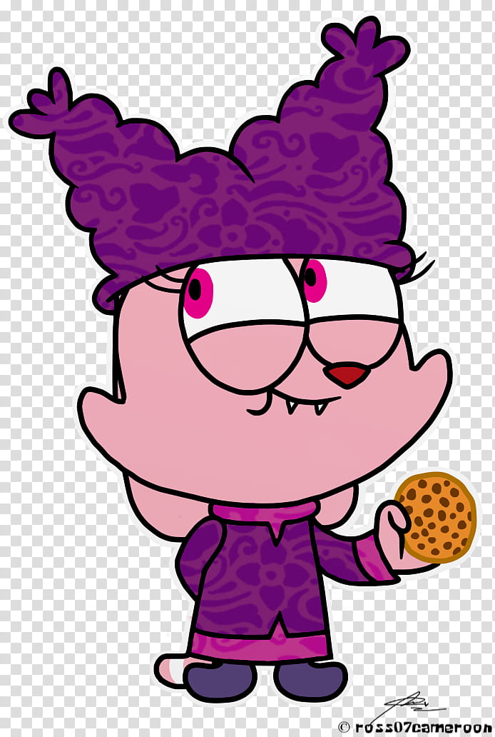 Request  Panini in Chowder Clothes, purple character transparent background PNG clipart