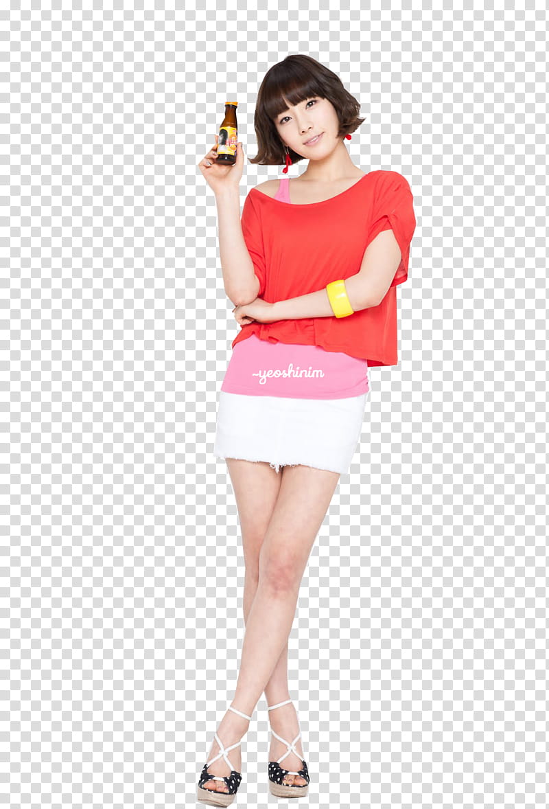 SNSD Taeyeon Vita transparent background PNG clipart