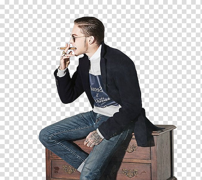 DANIEL SNOEKS, man smoking tobacco transparent background PNG clipart