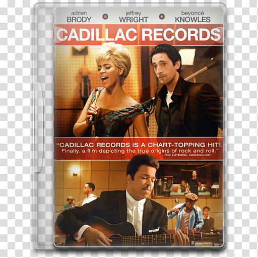 Movie Icon Mega , Cadillac Records, Cadillac Records DVD case transparent background PNG clipart