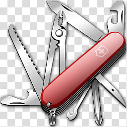 swiss army knife icon, , red Victorinox Swiss army knife transparent background PNG clipart