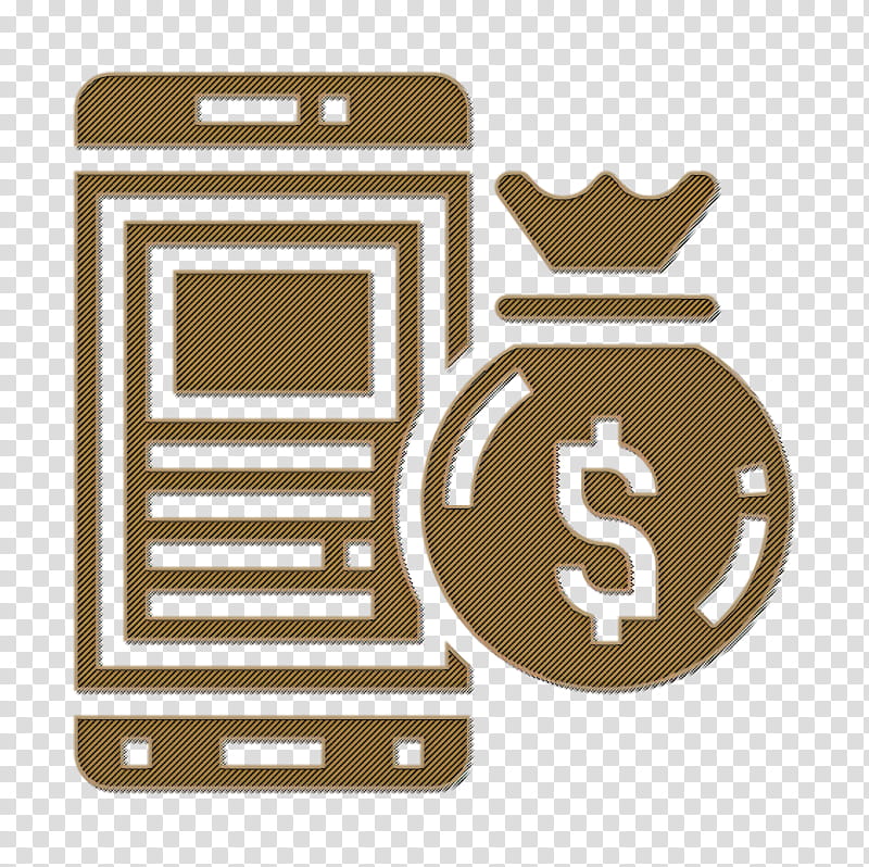 Money bag icon Mobile payment icon Digital Banking icon, Symbol, Logo, Mobile Phone Case transparent background PNG clipart