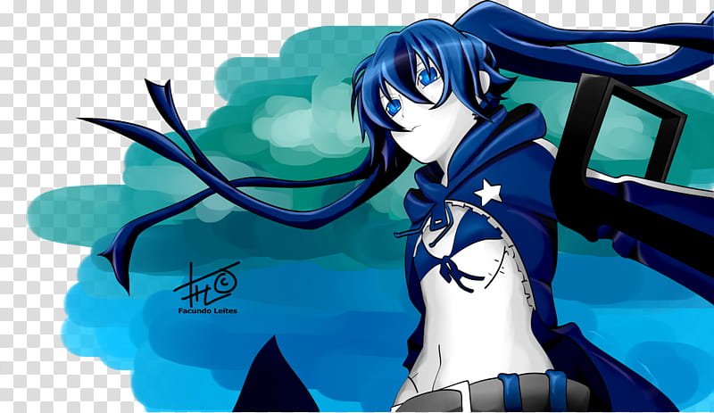 Black Rock Shooter Painting transparent background PNG clipart